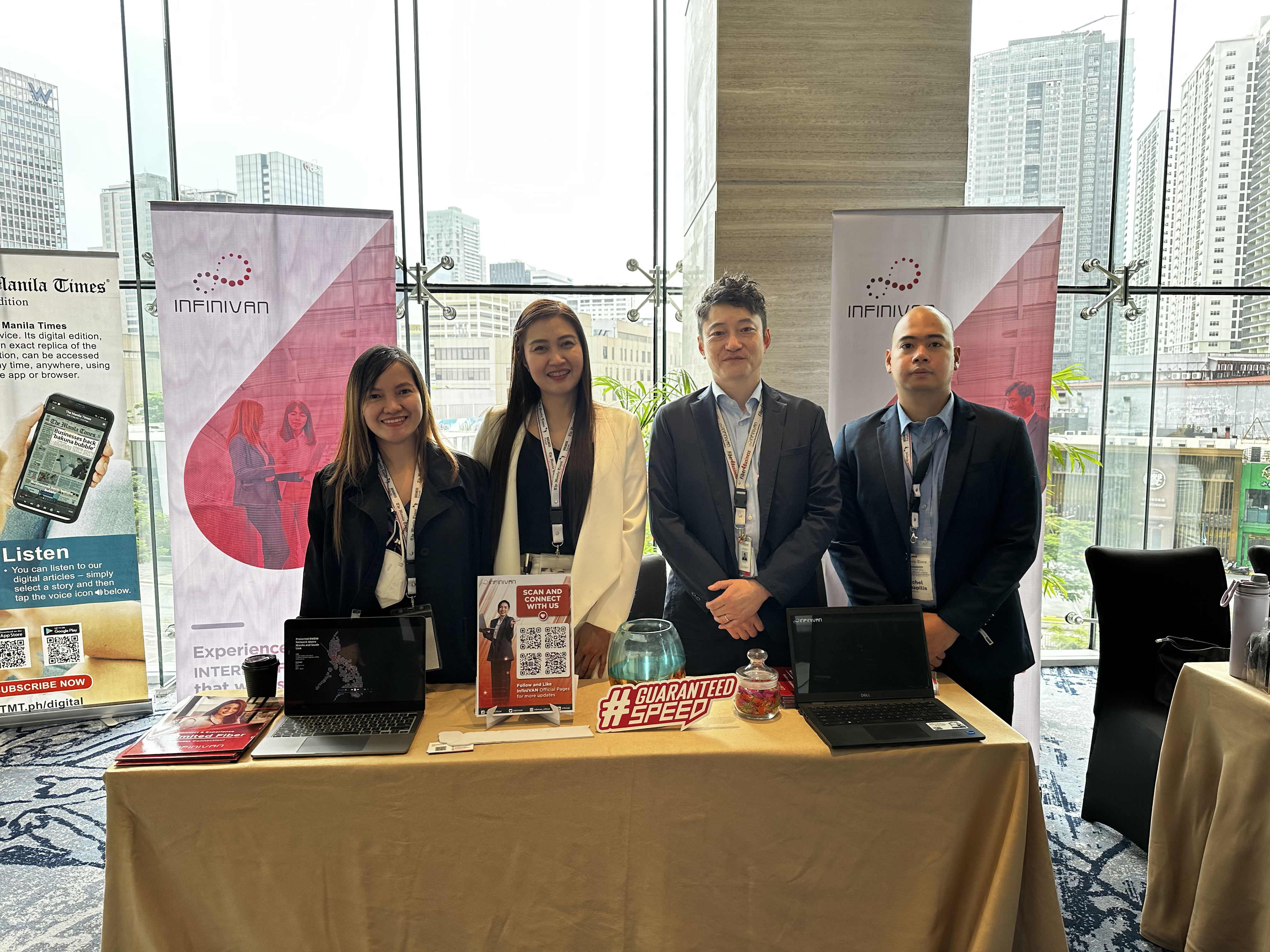 Read more about the article Japan-affiliated Telco, InfiniVAN proudly supports The Manila Times’ Midyear Economic Forum 2023