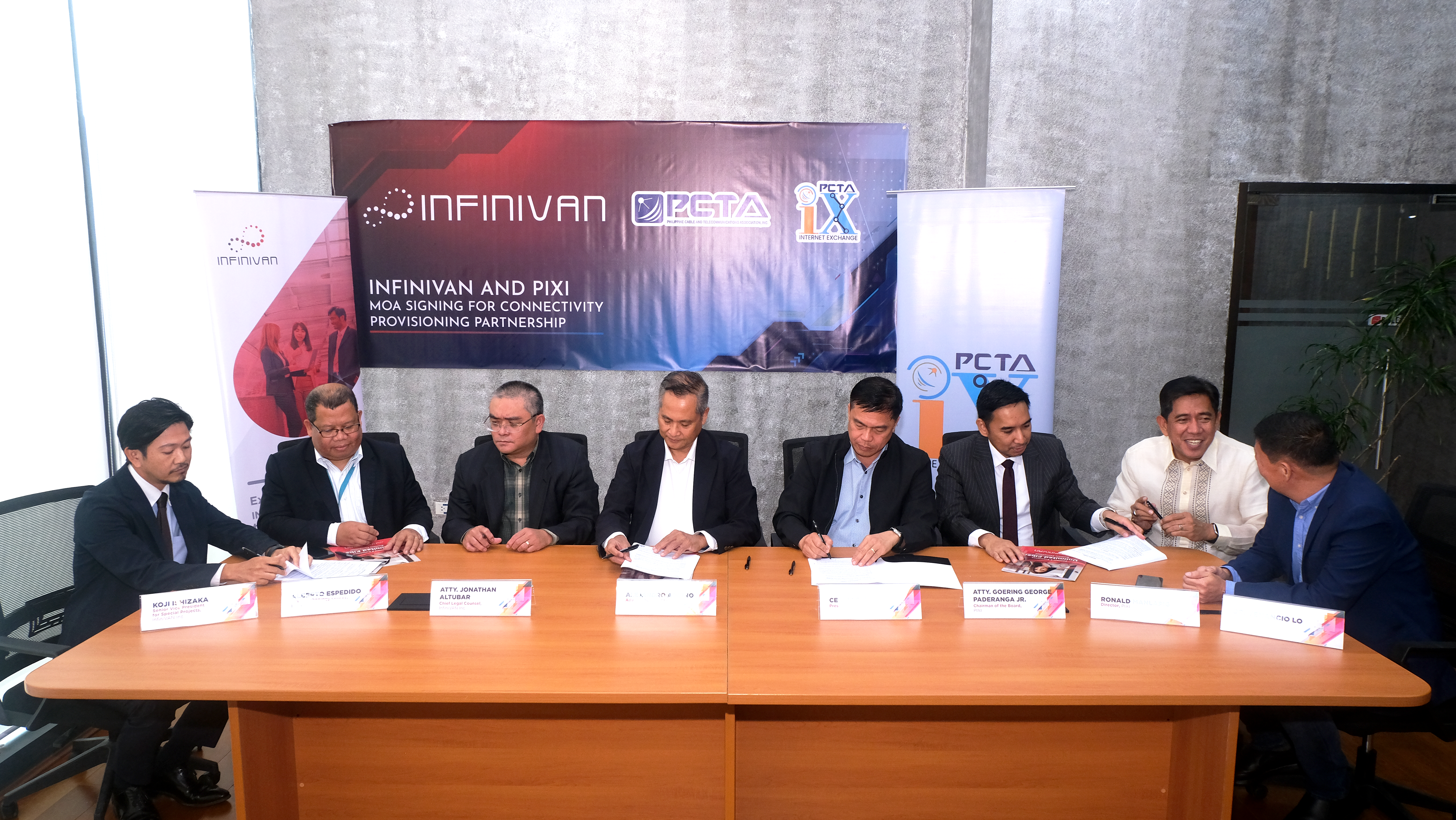 Read more about the article Japan-affiliated telco, InfiniVAN Inc. inks MOA with Philippine Cable Telecommunications Association – Internet Exchange (PIXI)