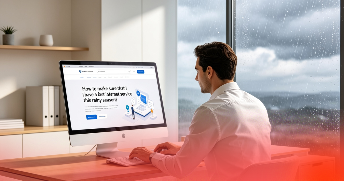 Read more about the article Rain is Pouring, Internet is Slowing: Reliability during Monsoon Season
